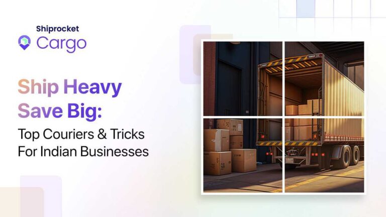 Ship Heavy Items- Shiprocket Cargo