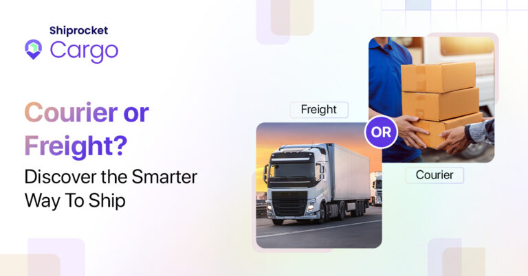 difference between courier and freight